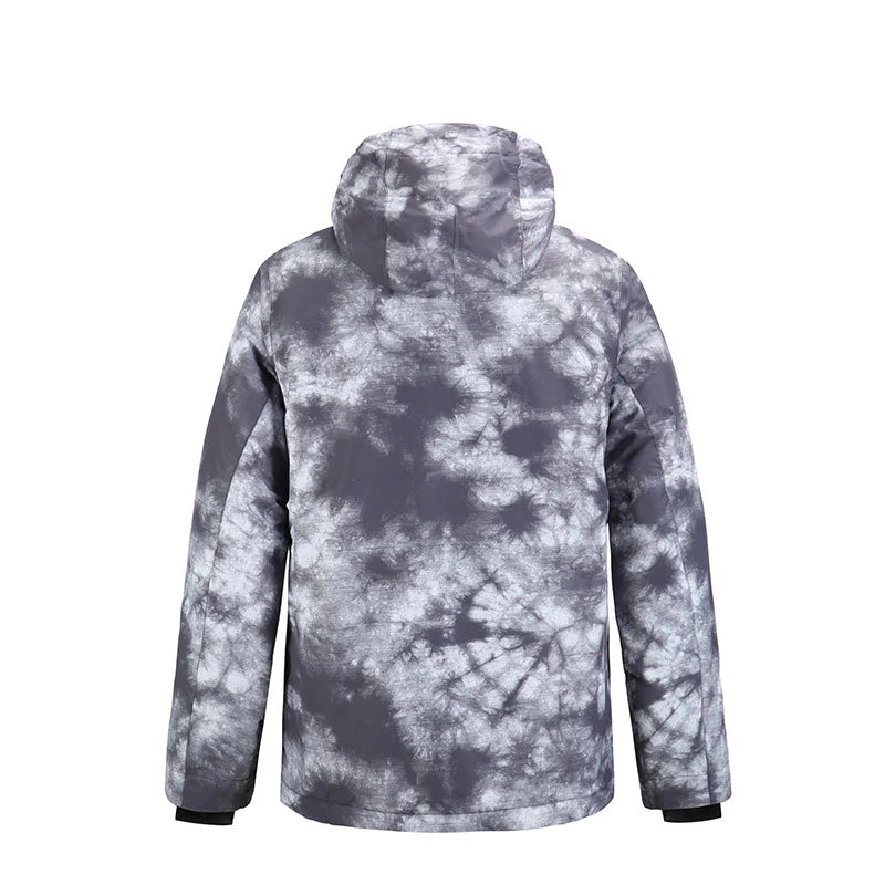 Men's SMN Winter Mountain Snowflake Freestyle Ski Snowboard Jacket - Image 6