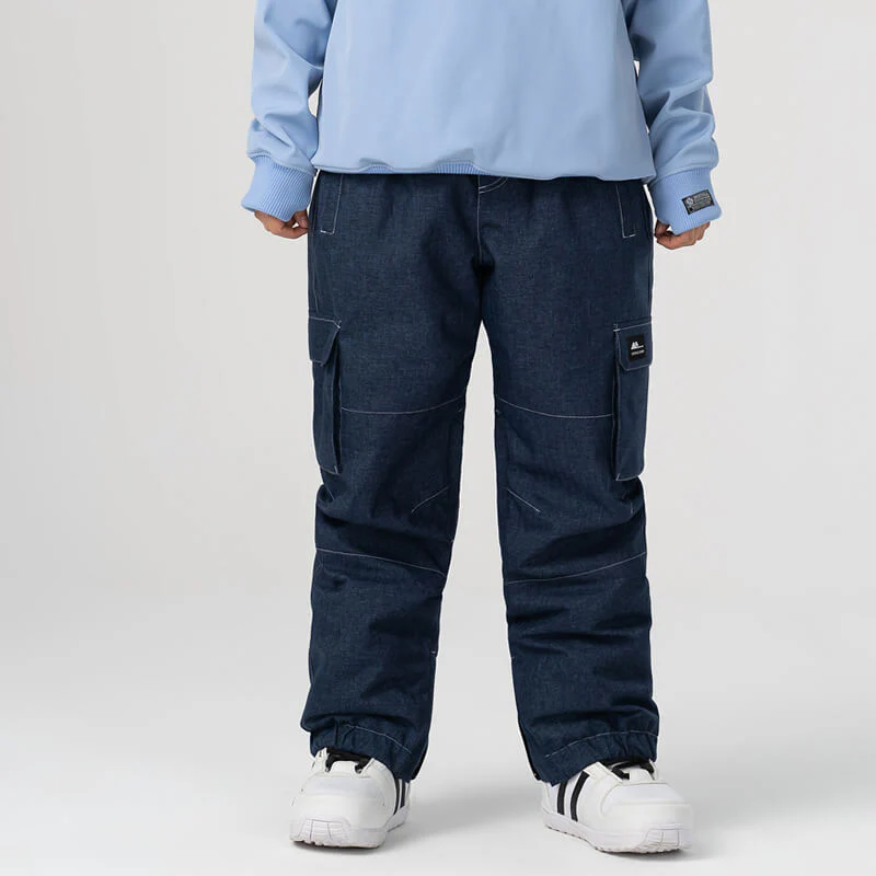 Men's SnowGuard Insulated Denim Snow Pants - Image 2