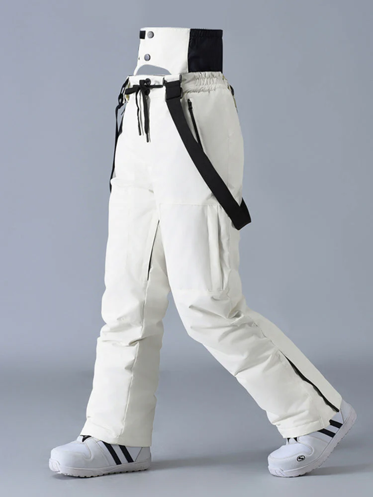 Men's SnowPeak StormGuard All-Weather Insulated Ski Bibs Snow Pants - Image 12