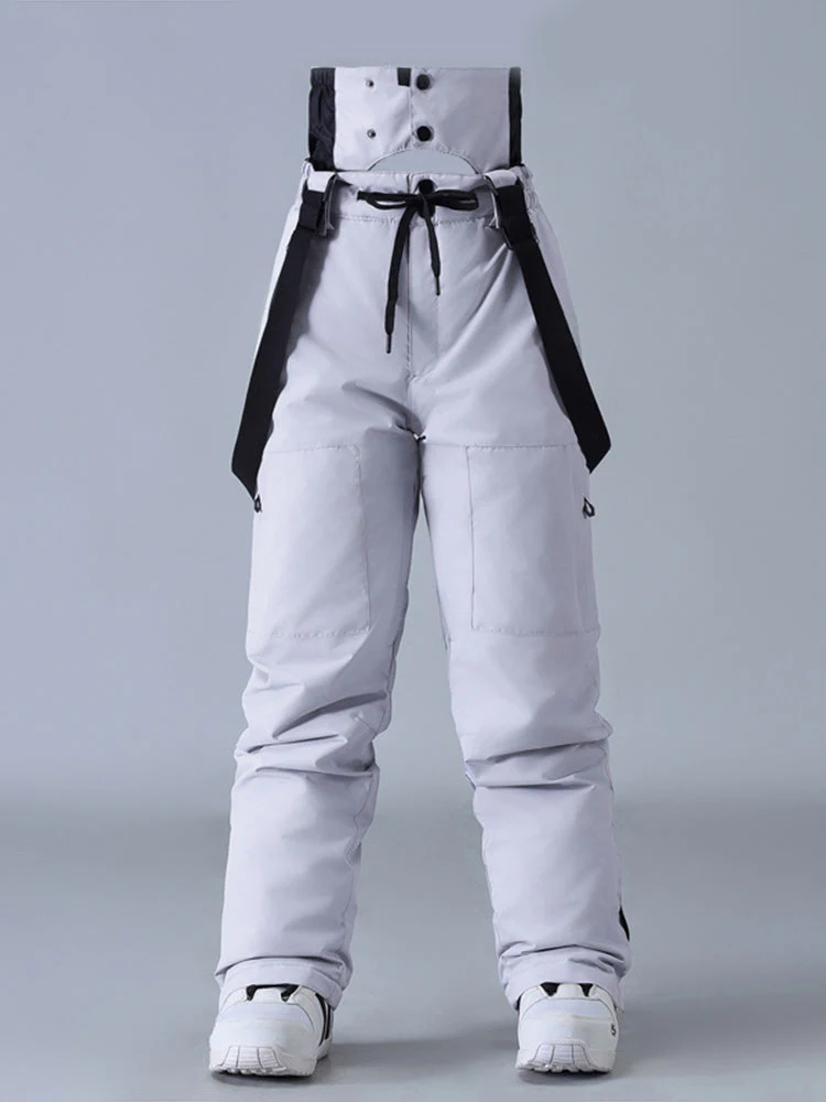 Men's SnowPeak StormGuard All-Weather Insulated Ski Bibs Snow Pants - Image 13