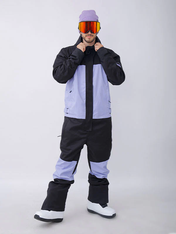 Men's Snowverb Alpine Ranger Colorblock One Piece Snowsuit - Image 2