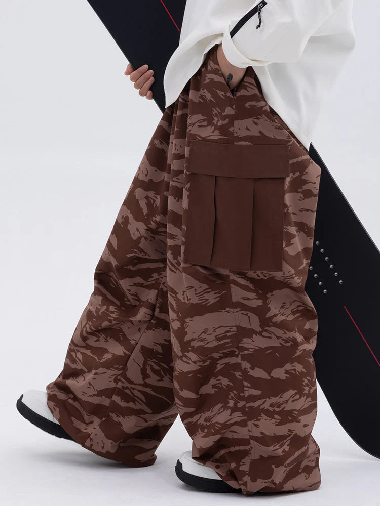 Men's Mountain Chill Freestyle Prime Baggy Camo Snowboard Pants - Image 5