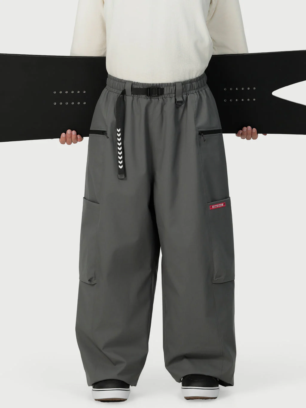 Men's Techline Durable Stretch Utility Cargo Snow Pants – Baggy Freestyle Fit - Image 11