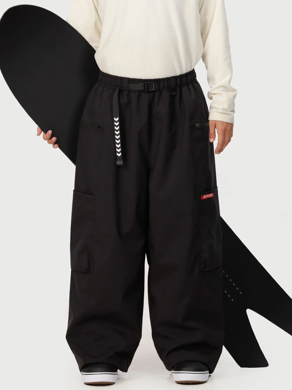 Men's Techline Durable Stretch Utility Cargo Snow Pants – Baggy Freestyle Fit - Image 16