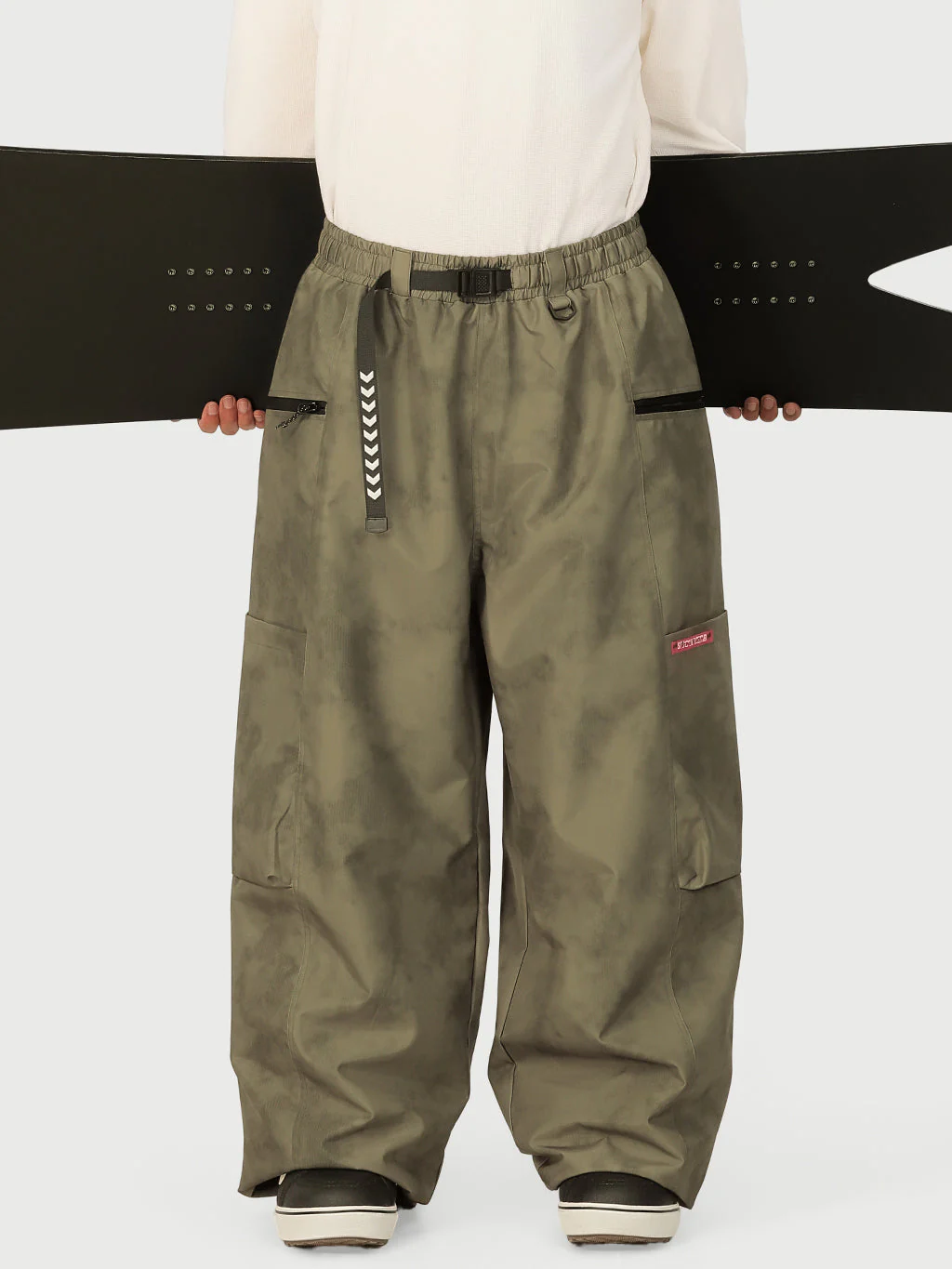 Men's Techline Durable Stretch Utility Cargo Snow Pants – Baggy Freestyle Fit - Image 19