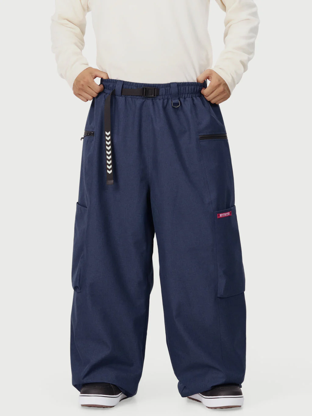 Men's Techline Durable Stretch Utility Cargo Snow Pants – Baggy Freestyle Fit - Image 25