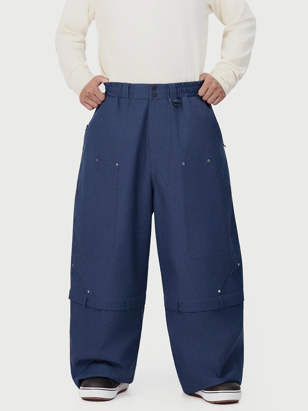 Men's UrbanCraft Double Knee Utility Cargo Snow Pants with Rivet-Reinforced Panels - Image 11