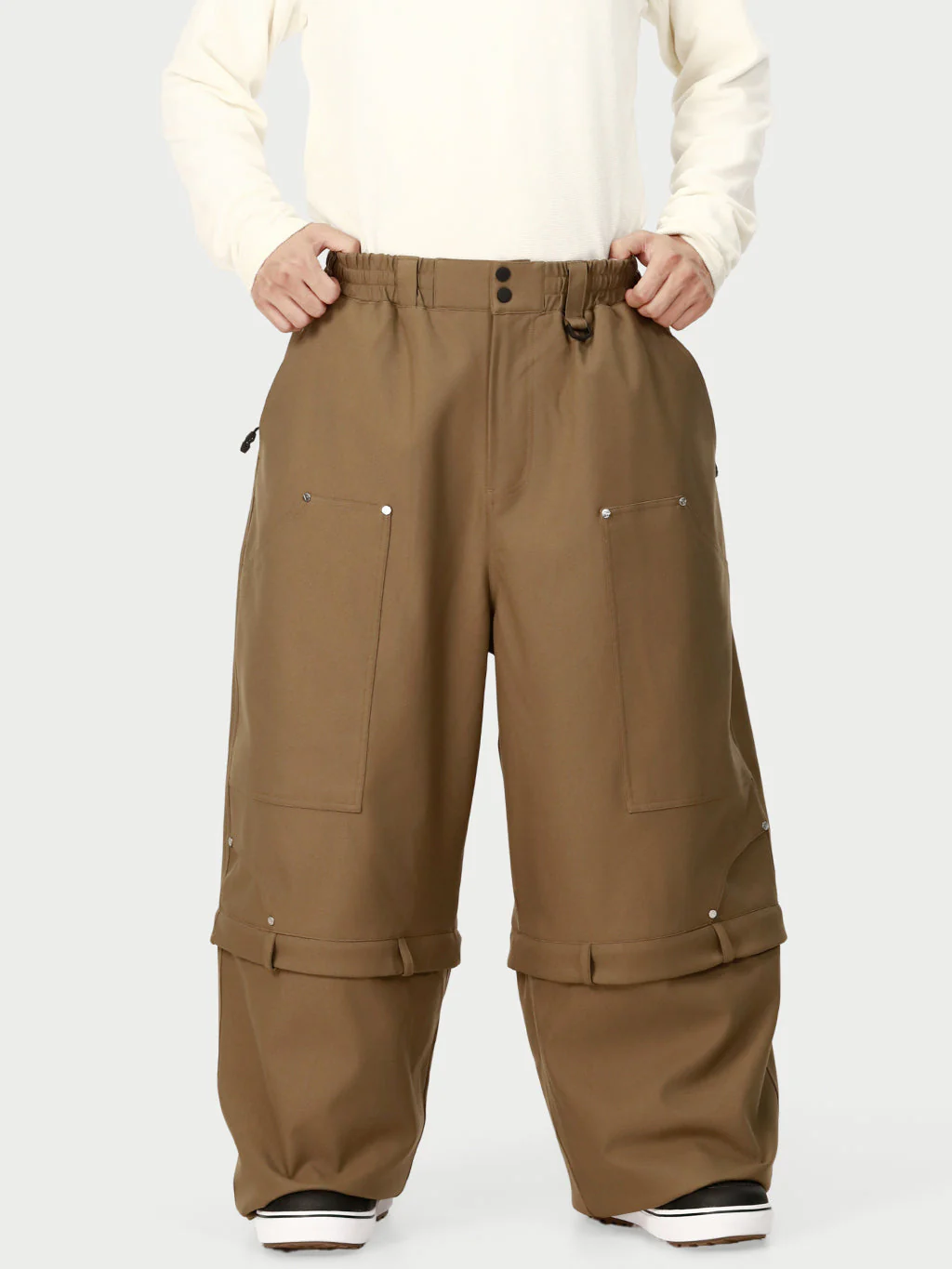 Men's UrbanCraft Double Knee Utility Cargo Snow Pants with Rivet-Reinforced Panels - Image 15