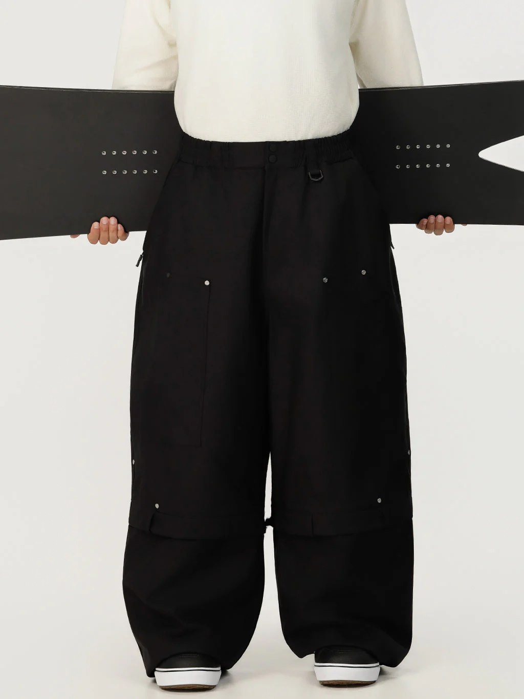 Men's UrbanCraft Double Knee Utility Cargo Snow Pants with Rivet-Reinforced Panels - Image 8