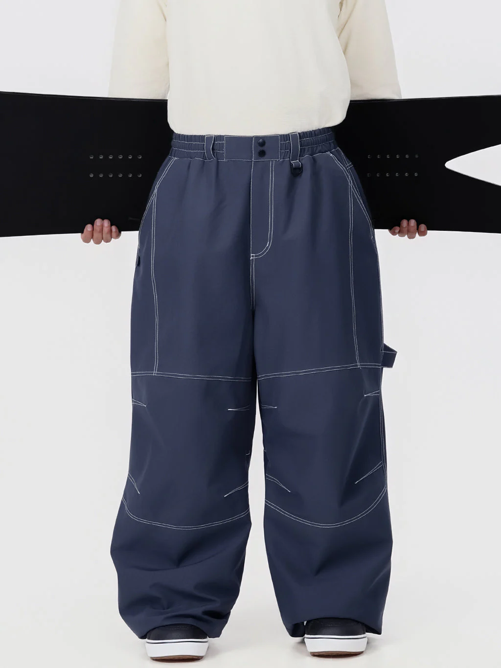 Men's UrbanCraft Workwear Baggy Snow Pants with Enhanced Knee Mobility Design - Image 7
