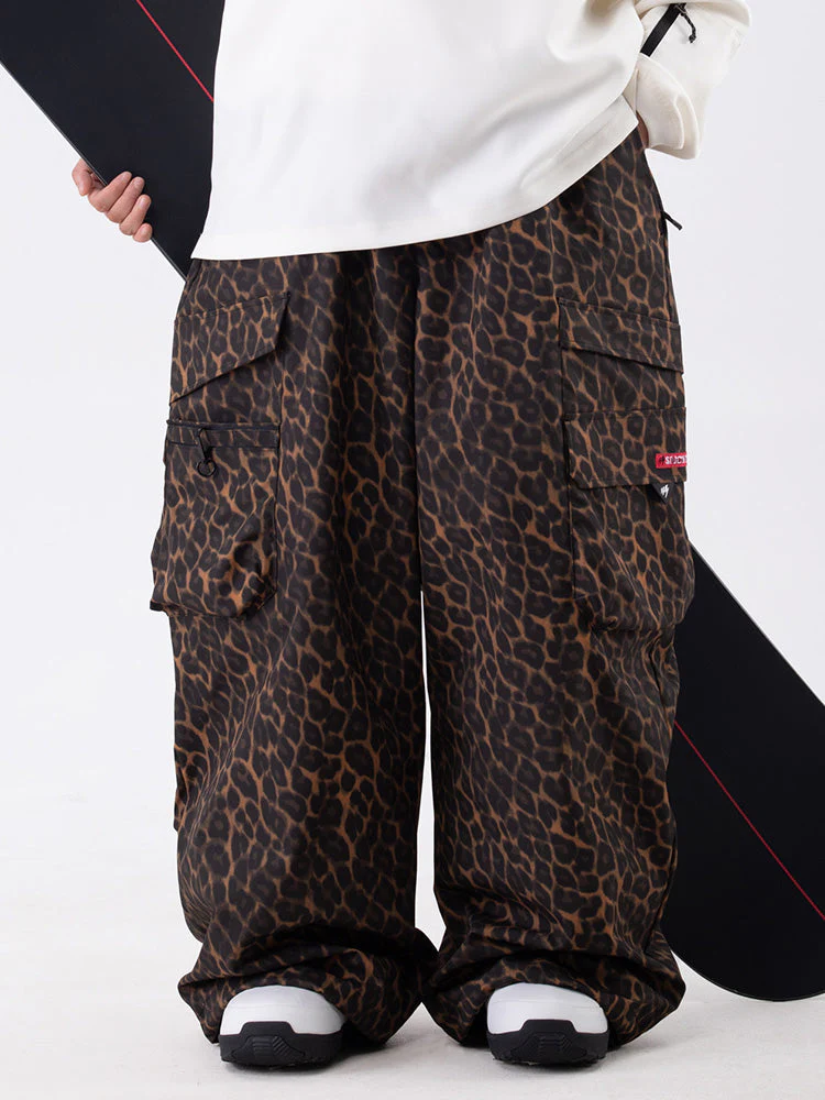 Men's Wild Soul Steeze ParkRider Multi-Pocket Utility Baggy Snow Pants - Image 13