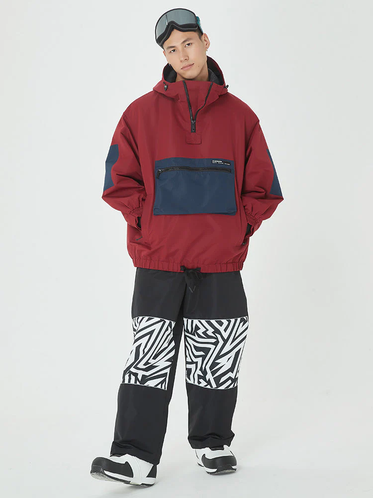Men's Winter Baggy Snowboard Suit Prime Bomber Snow Jacket & Pants - Image 10
