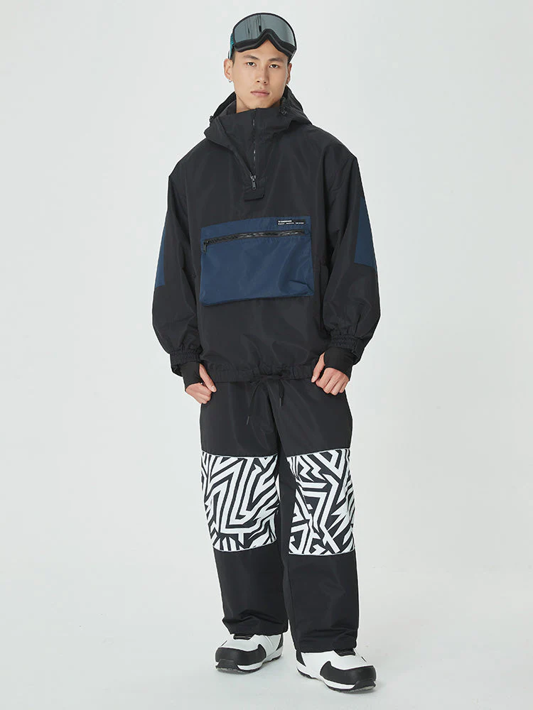 Men's Winter Baggy Snowboard Suit Prime Bomber Snow Jacket & Pants - Image 9
