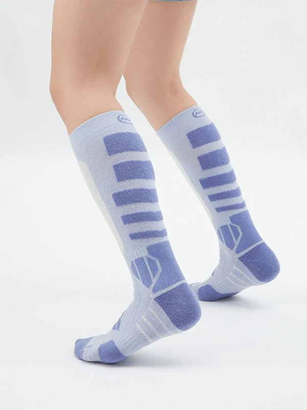 Nandn Unisex MountainTrail Warm Thermal Wool Long Ski & Snowboard Socks - Image 2