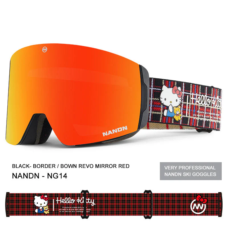 Nandn Unisex Hello Kitty Iconic Snow Goggles - Image 7