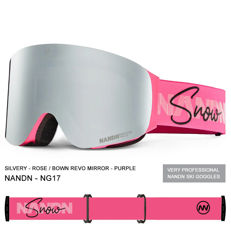 Nandn Unisex Snowboard Protection Openable Snow Ski Goggles - Image 6