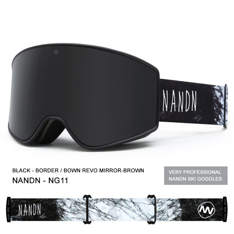 Nandn Unisex Winter Snowboard Protection Interchangeable Ski Goggles - Image 2