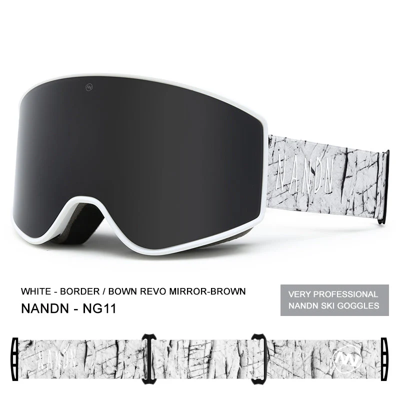 Nandn Unisex Winter Snowboard Protection Interchangeable Ski Goggles - Image 3