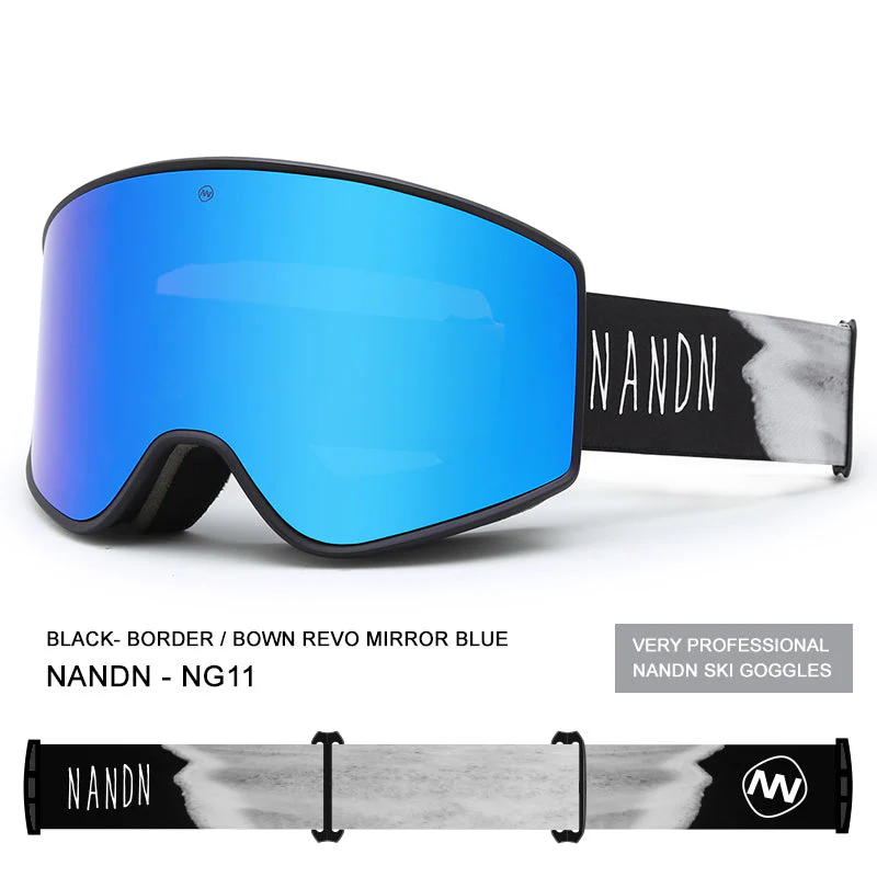 Nandn Unisex Winter Snowboard Protection Interchangeable Ski Goggles - Image 4