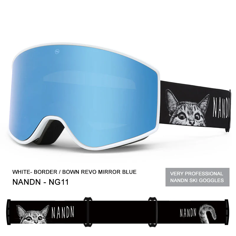 Nandn Unisex Winter Snowboard Protection Interchangeable Ski Goggles - Image 5