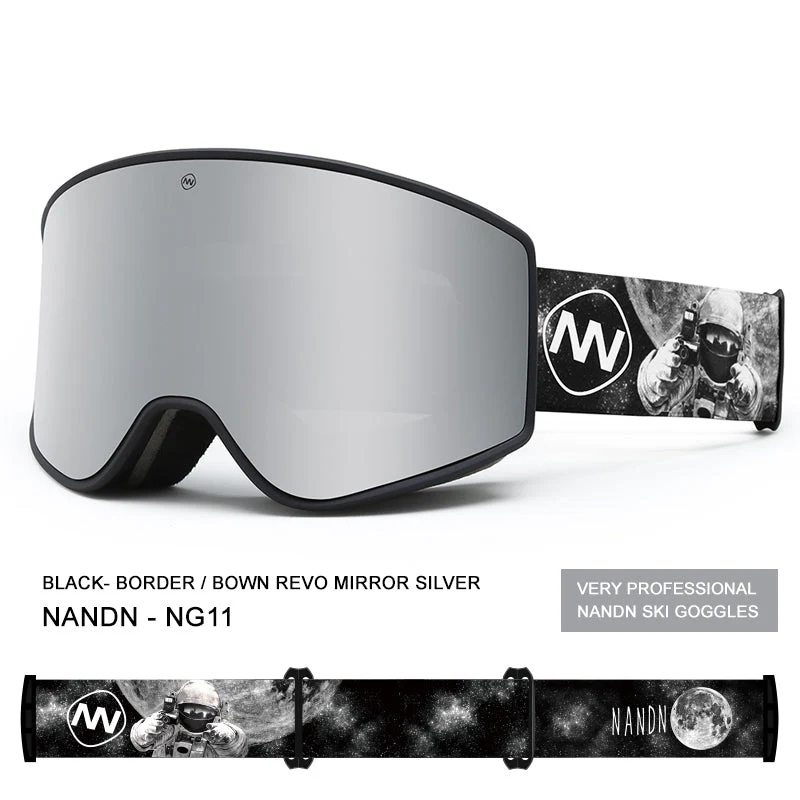 Nandn Unisex Winter Snowboard Protection Interchangeable Ski Goggles - Image 6