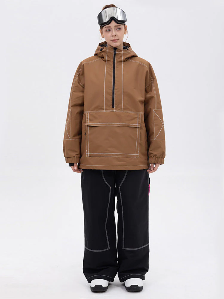 Women’s Mountain Vibe Pullover Jacket & Urban Freerider Baggy Snow Pants Set - Image 13