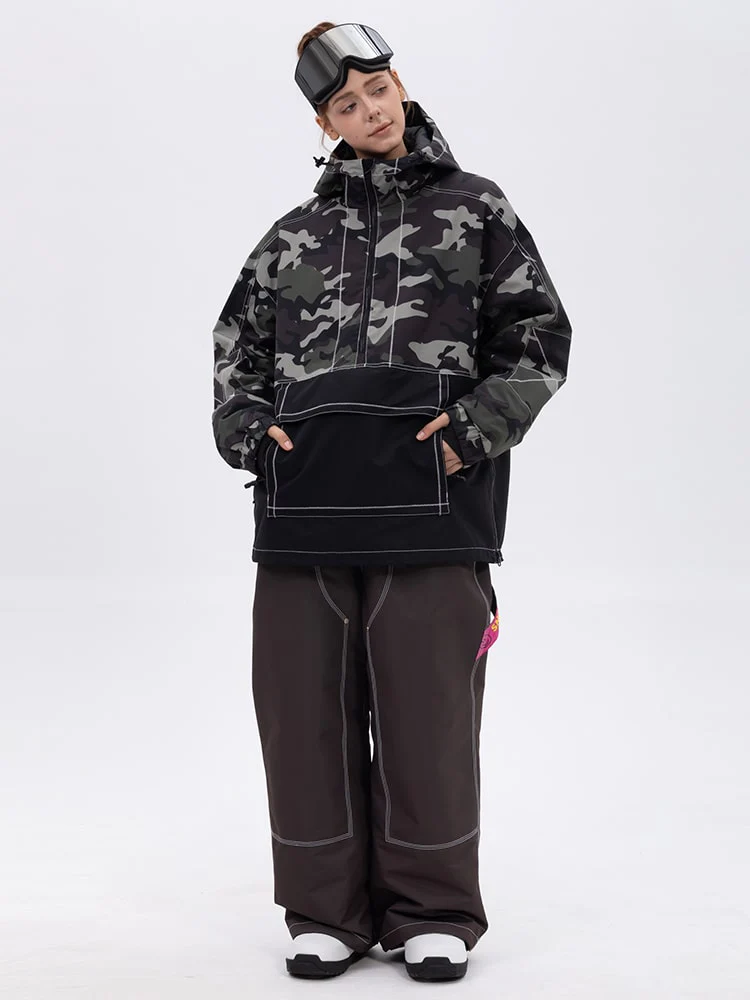 Women’s Mountain Vibe Pullover Jacket & Urban Freerider Baggy Snow Pants Set - Image 20
