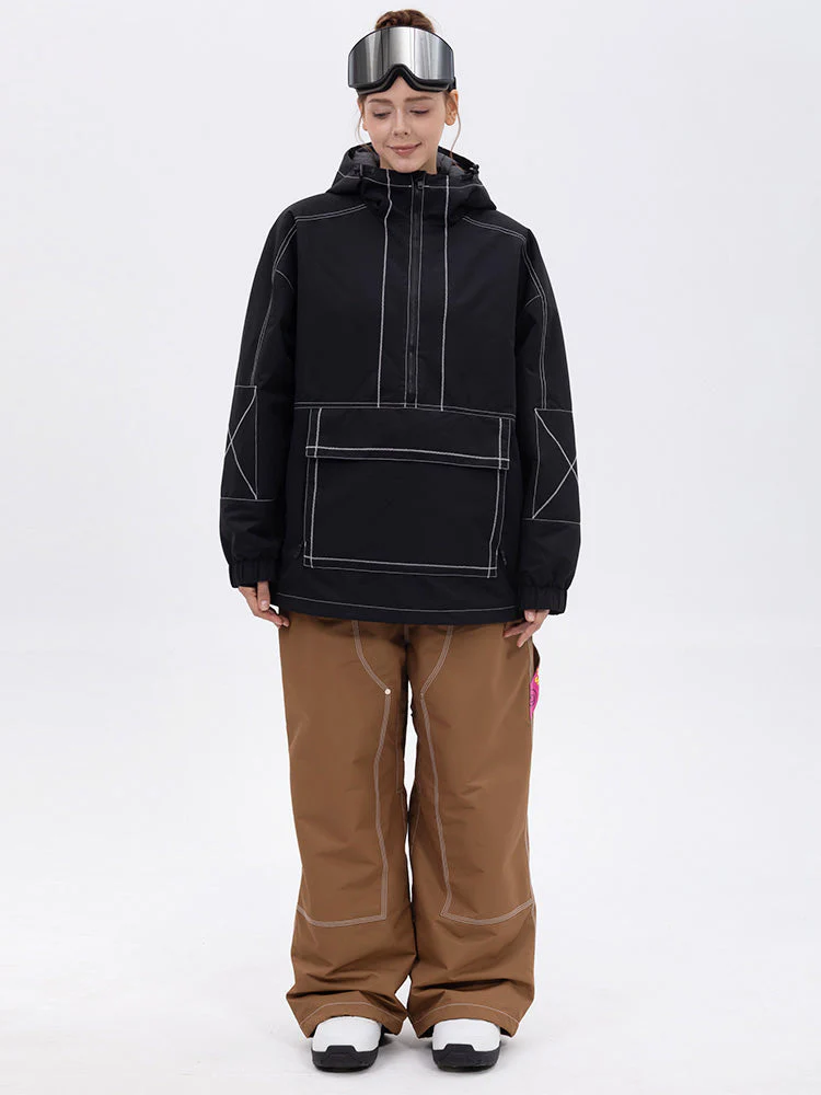 Women’s Mountain Vibe Pullover Jacket & Urban Freerider Baggy Snow Pants Set - Image 5