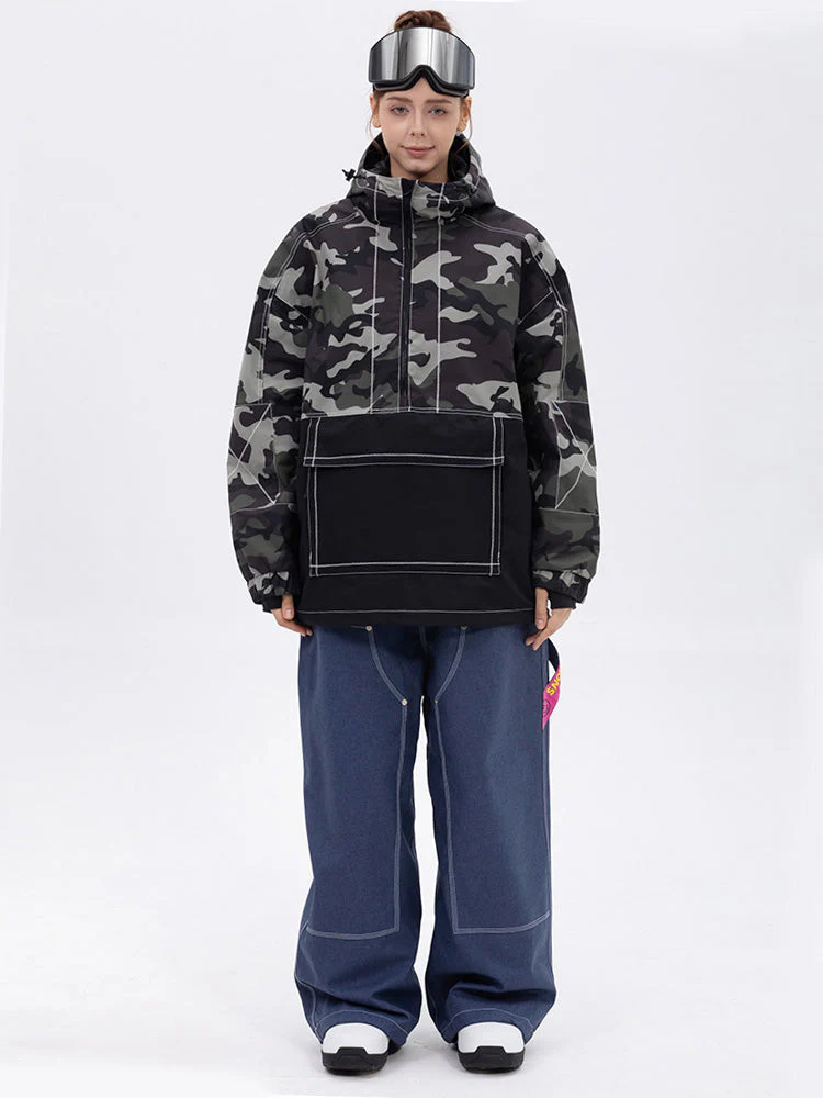 Women’s Mountain Vibe Pullover Jacket & Urban Freerider Baggy Snow Pants Set - Image 6
