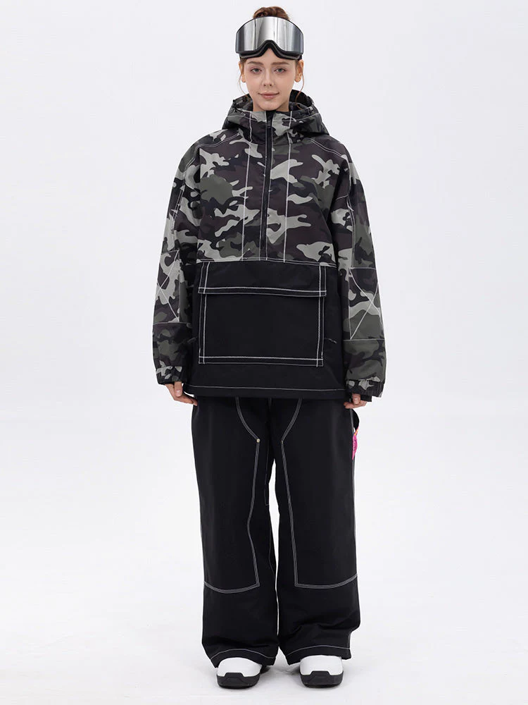 Women’s Mountain Vibe Pullover Jacket & Urban Freerider Baggy Snow Pants Set - Image 9