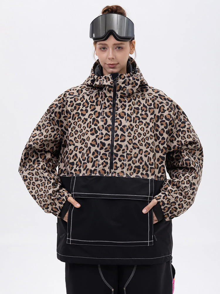 Women's All Season Mountain Vibe Streetstorm Pullover Camo Snowboard Jacket - Image 12