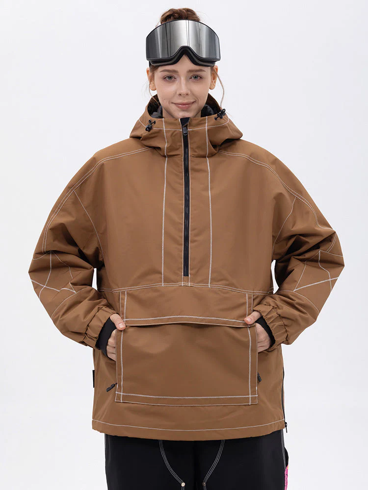 Women's All Season Mountain Vibe Streetstorm Pullover Snowboard Jacket - Image 5