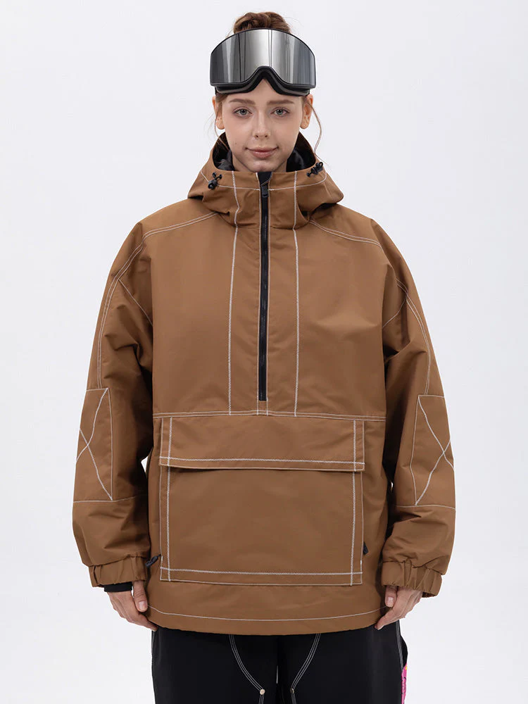 Women's All Season Mountain Vibe Streetstorm Pullover Snowboard Jacket - Image 6