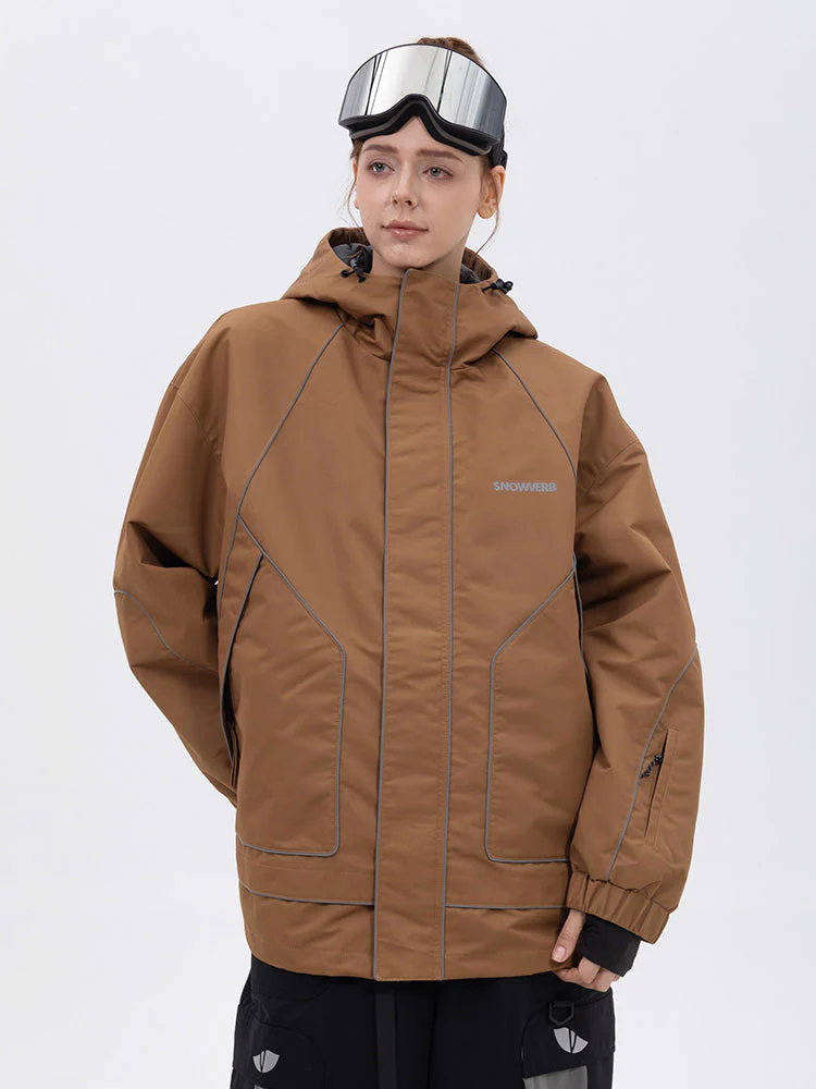 Women's All Weather Mountain Chill Reflective Snow Jacket – Night Skiing & Snowboard - Image 11