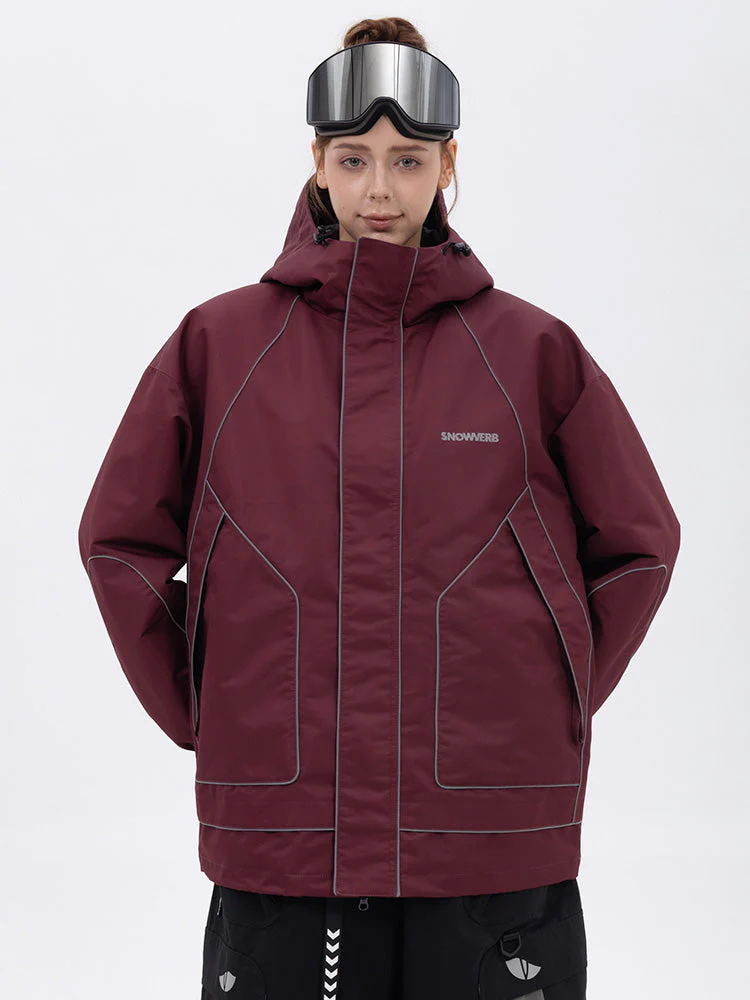 Women's All Weather Mountain Chill Reflective Snow Jacket – Night Skiing & Snowboard - Image 6