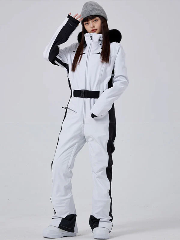 Women's Alpine Elegance Faux-Fur All-Inclusive Ski Overalls - Image 3