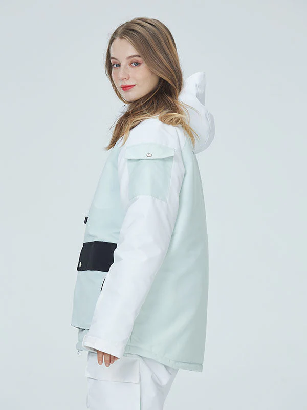 Women's Arctic Queen Divided Sky Colorblock Snow Jacket - Image 10