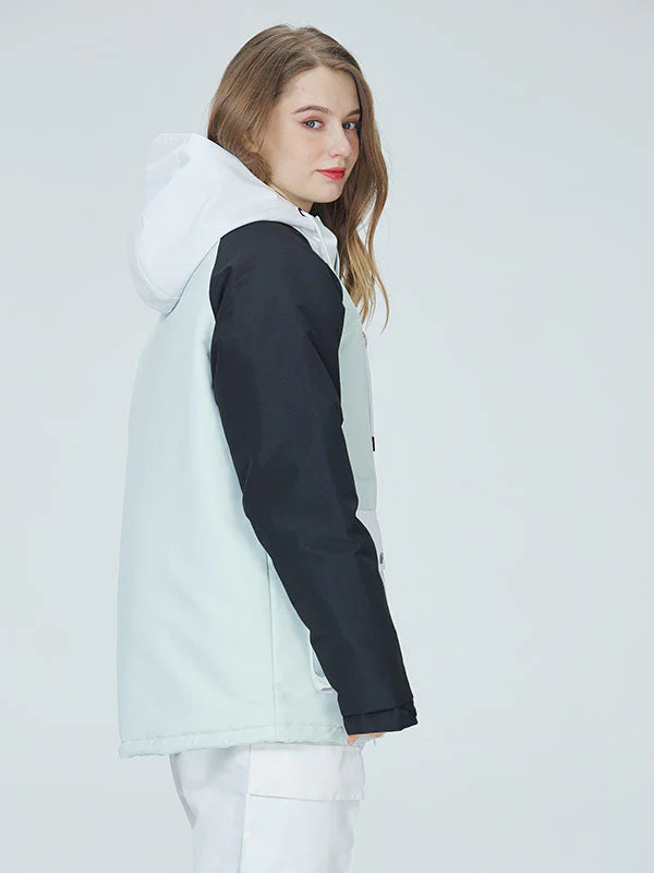 Women's Arctic Queen Divided Sky Colorblock Snow Jacket - Image 11