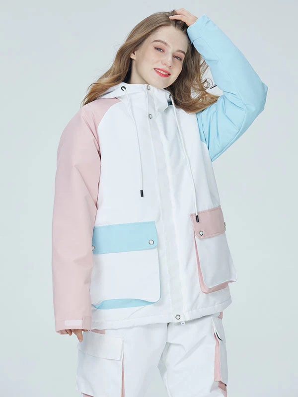 Women's Arctic Queen Divided Sky Colorblock Snow Jacket - Image 5