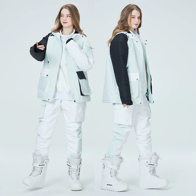 Women's Arctic Queen Divided Sky Colorblock Snow Suits - Image 12