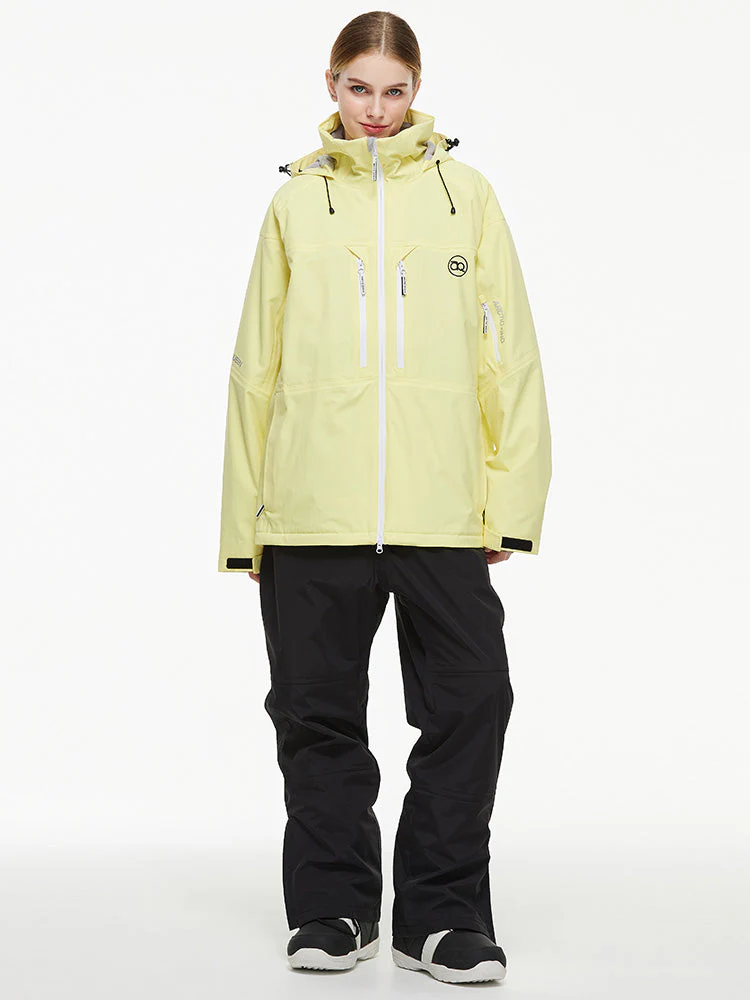 Women's Arctic Queen Mountain Windbreaker Thermal Snow Suits with Overalls Bibs - Image 32