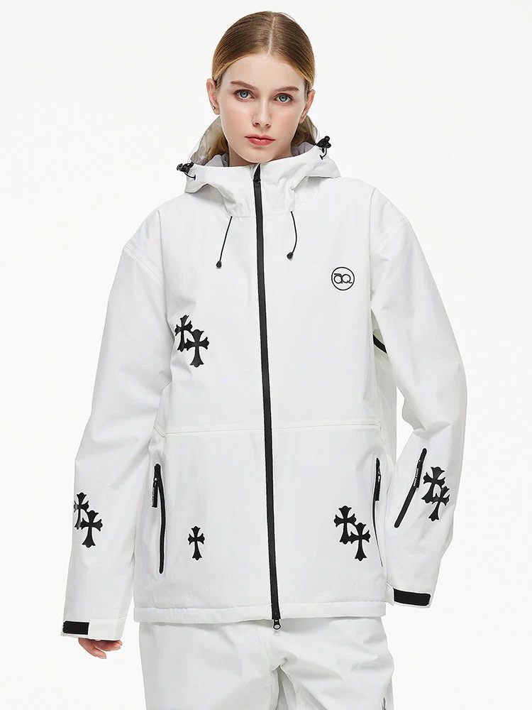 Women's Arctic Queen Snowflake Princess Fantasy Snow Jacket - Image 4
