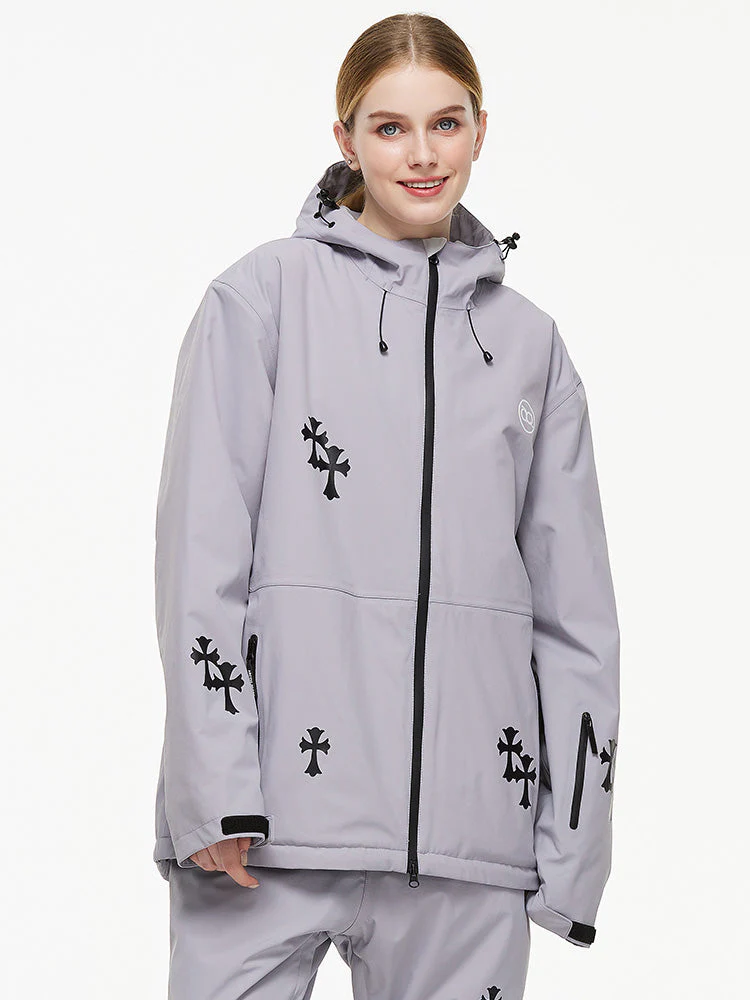 Women's Arctic Queen Snowflake Princess Fantasy Snow Jacket - Image 7
