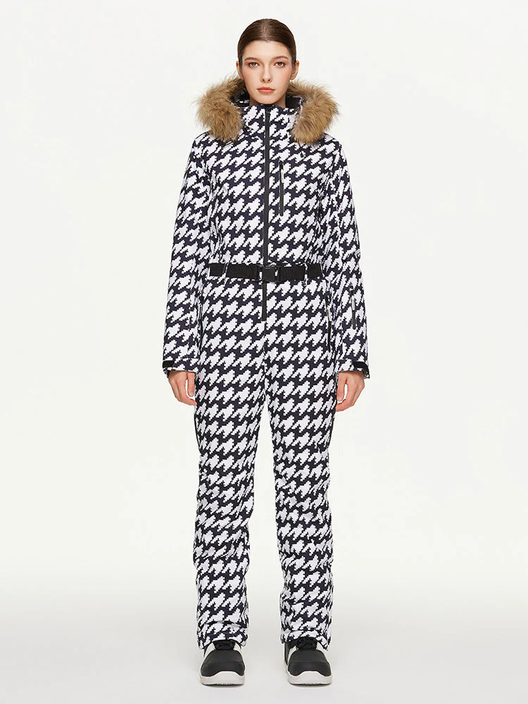 Women's Arctic Queen Winter Fantasy Full Body Onesie Ski Jumpsuit - Image 6