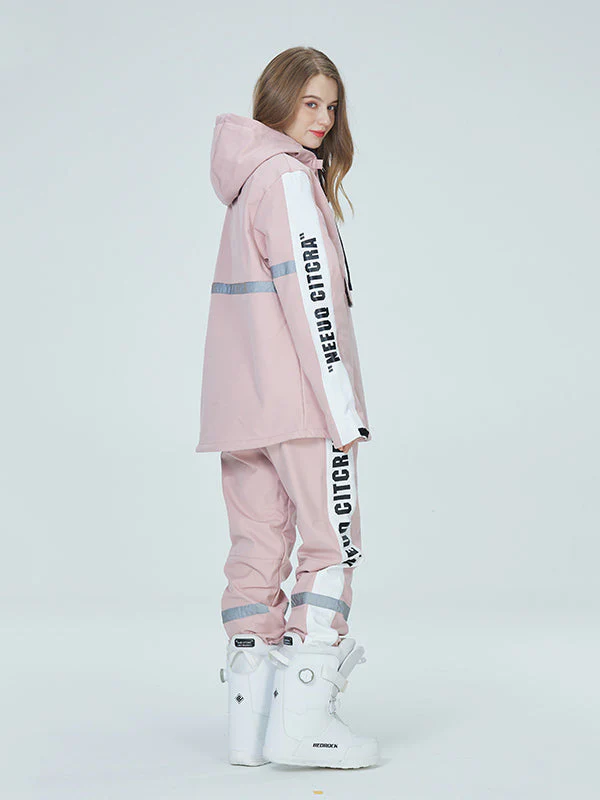Women's Arctic Queen Winter Guide Stripe Reflective Snow Suits - Image 12