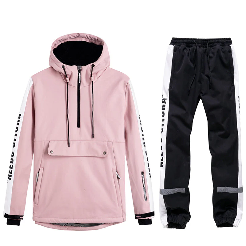 Women's Arctic Queen Winter Guide Stripe Reflective Snow Suits - Image 19