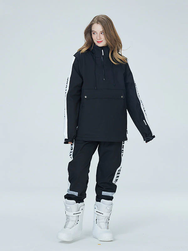 Women's Arctic Queen Winter Guide Stripe Reflective Snow Suits - Image 20
