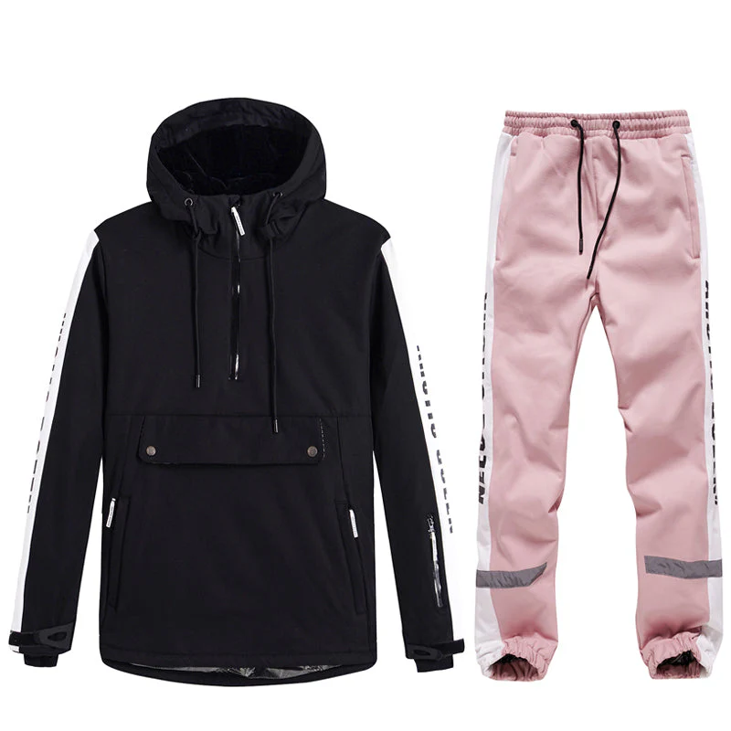 Women's Arctic Queen Winter Guide Stripe Reflective Snow Suits - Image 28