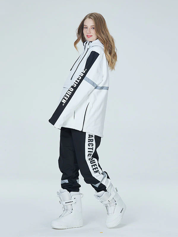 Women's Arctic Queen Winter Guide Stripe Reflective Snow Suits - Image 4