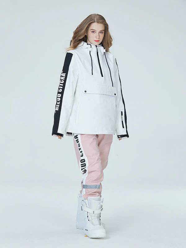 Women's Arctic Queen Winter Guide Stripe Reflective Snow Suits - Image 7
